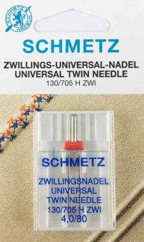 Zwillingsnadel 130/705H ZWI 4.0 - 80Ø Schmetz 